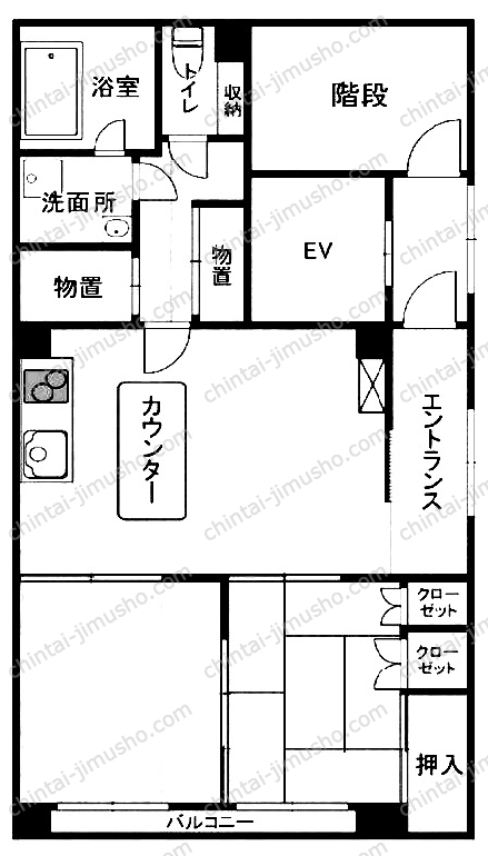 プルミエⅠの間取図
