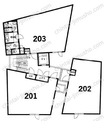 荒木町ガーデンズの間取図