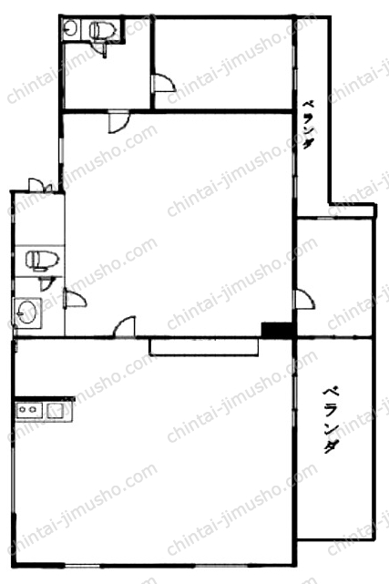 ローヤル若葉の間取図
