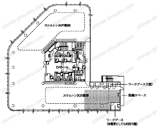 WORK VILLA YAESUの間取図