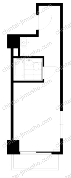 ルックハイツ新宿の間取図