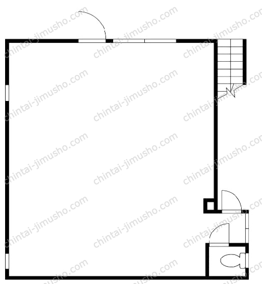 昭和2丁目店舗の間取図