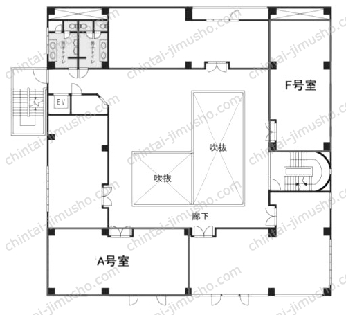 大和地所大倉山駅前ビルの間取図