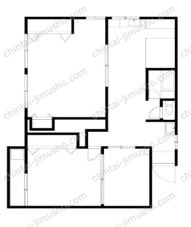 アイエスビルの間取図