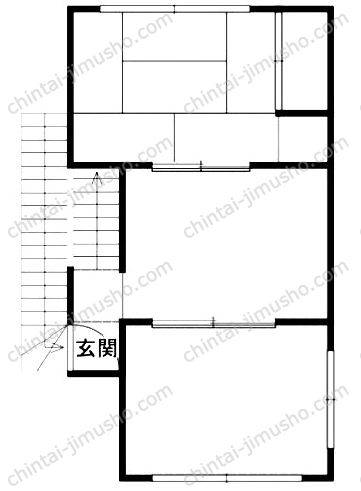 南浅間町店舗・事務所の間取図
