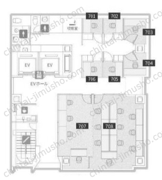 日比谷頴川ビル／ビジョンワークス有楽町の間取図