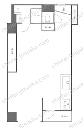 タカシマ両国マンションの間取図