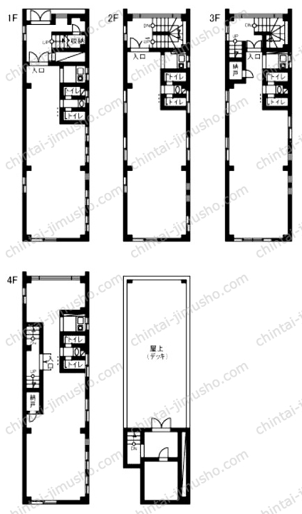 本郷ビルの間取図