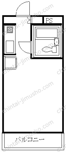 キャッスル野毛中央の間取図