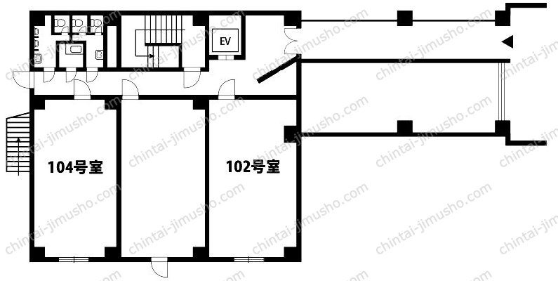 第四文成ビルの間取図