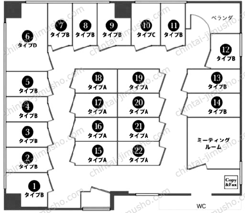 KC東麻布ビル／麻布十番ライズオフィスの間取図