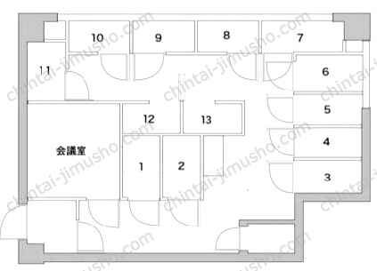 ベラコート渋谷／渋谷桜丘ライズオフィスの間取図