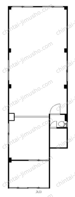 四面ビルの間取図