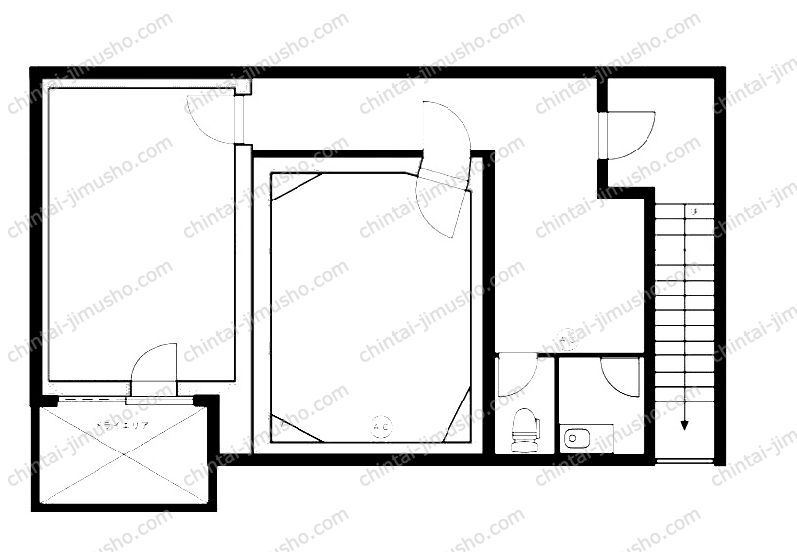 （仮称）柏町3丁目貸店舗事務所の間取図