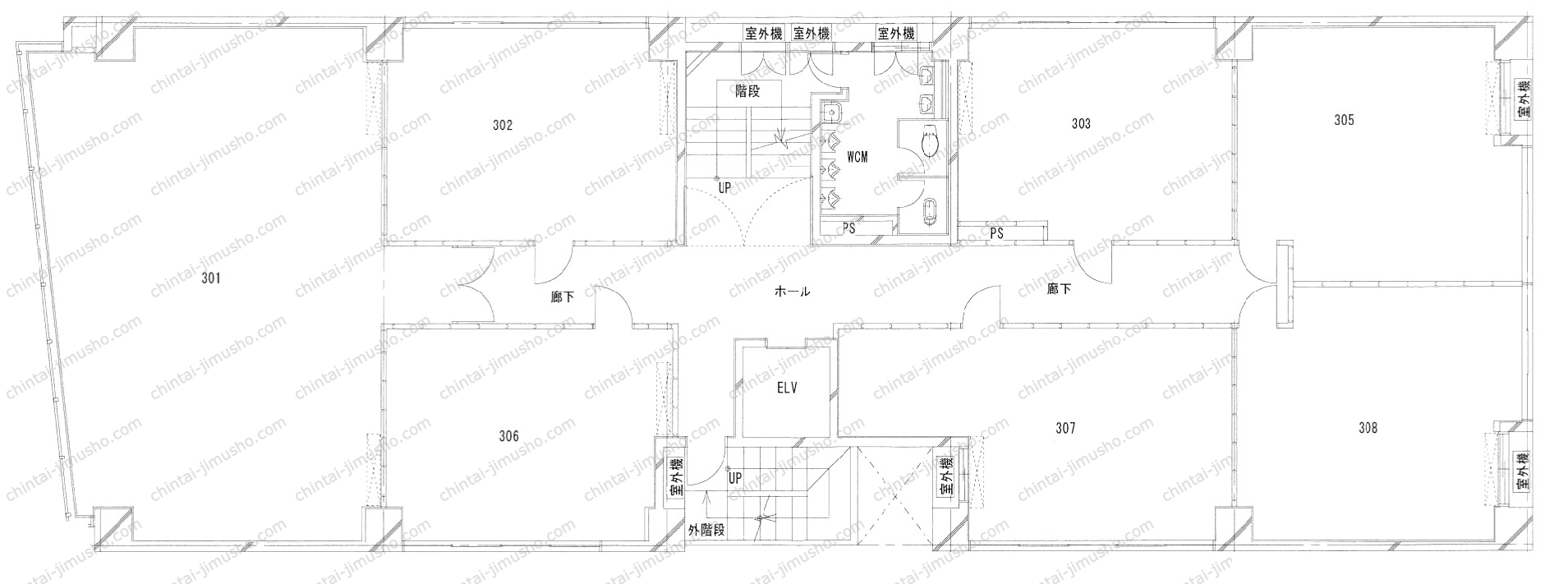 第8東ビルの間取図