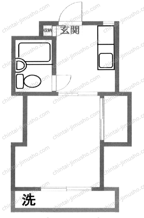 フジハイツの間取図