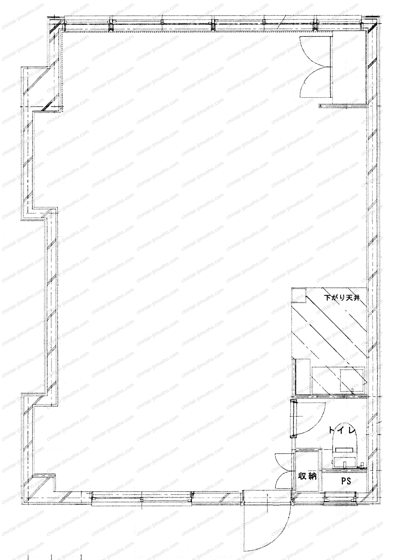岩本町ビルの間取図