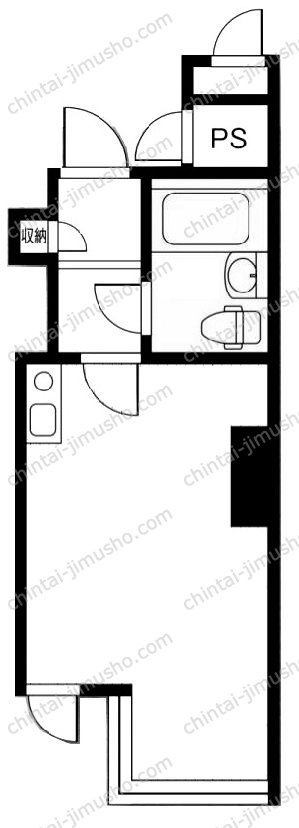 セントラル東銀座の間取図