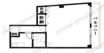 岡田ビル（豊国スカイビル）の間取図