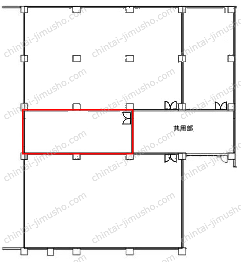 勝島F41号倉庫の間取図