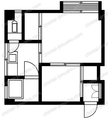岡田BLD6の間取図