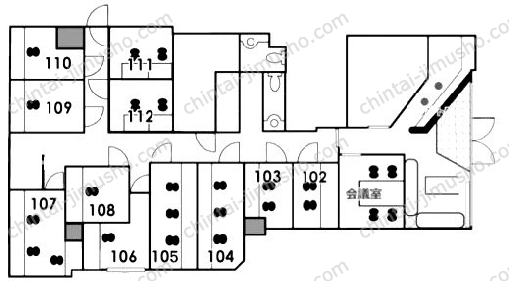 渋谷アムフラット／アントレオフィス渋谷の間取図
