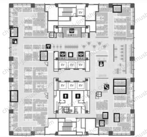 太陽生命品川ビル／ビジネスエアポート品川の間取図