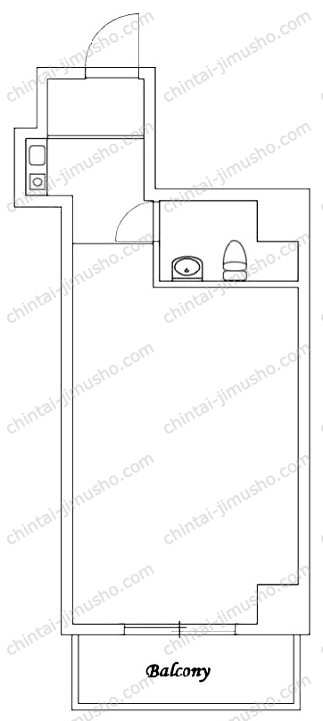 ストーク元町一番館の間取図