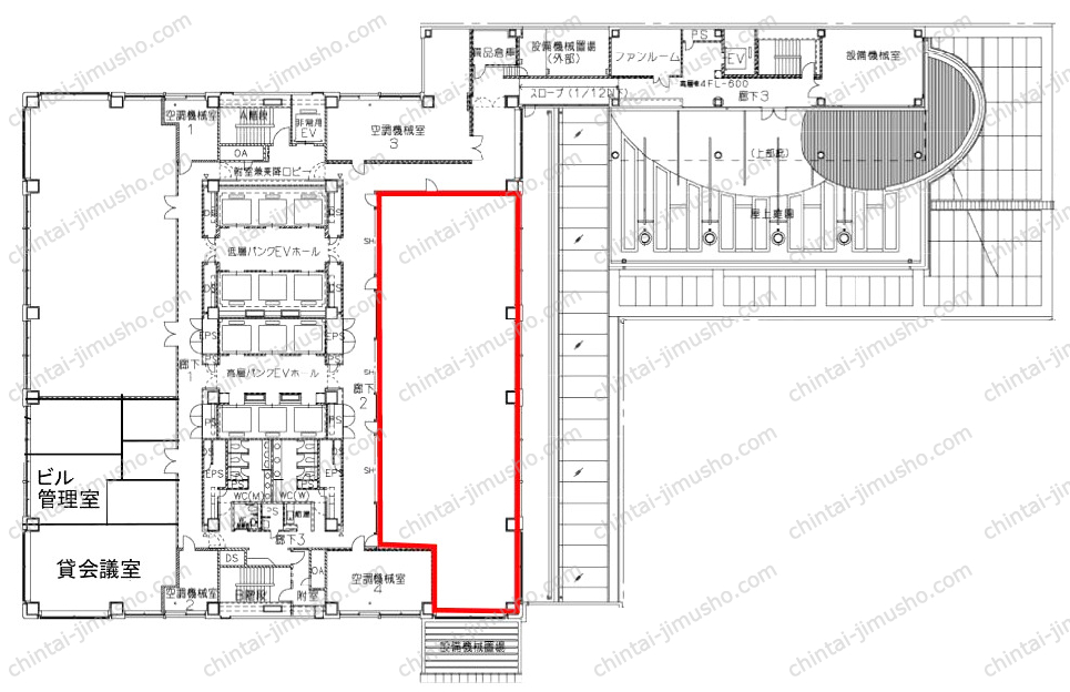 太陽生命品川ビル／ビジネスエアポート品川の間取図