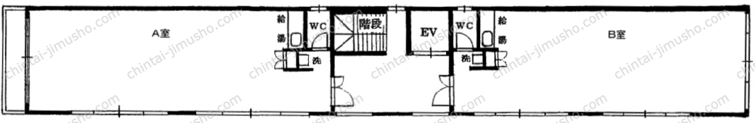 飯田ビルの間取図