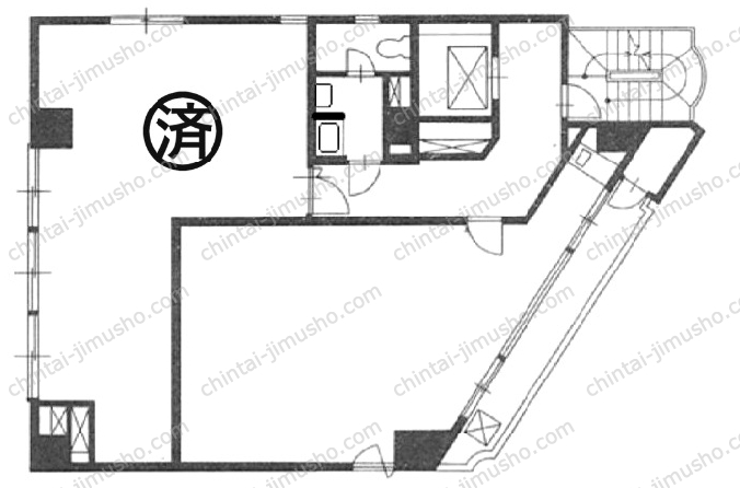 二番町ビルの間取図
