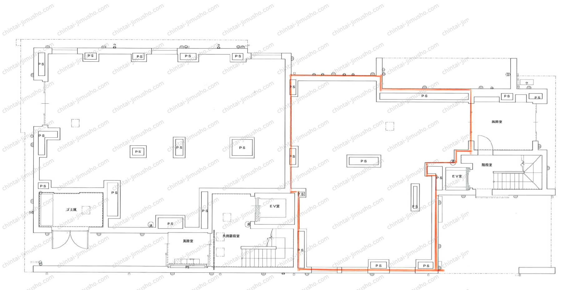 グランコスモ八王子の間取図