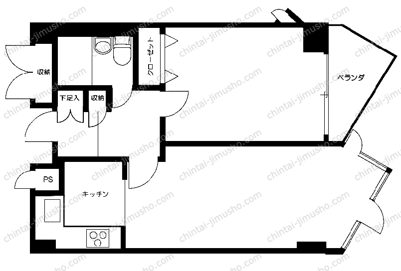 池袋シティハイツの間取図