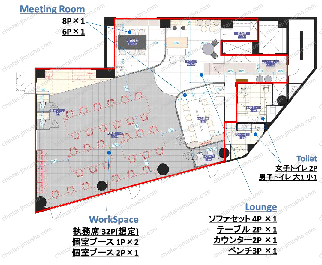 ONEST箱崎ビルの間取図