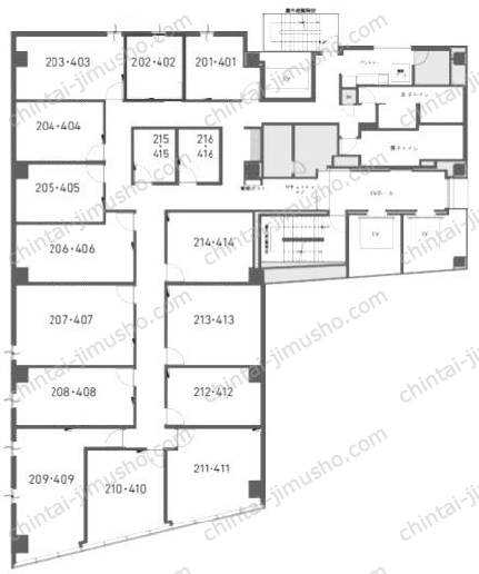 H1O麹町の間取図