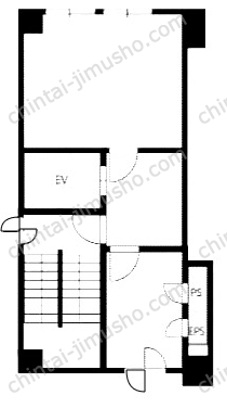 新山下2丁目貸店舗事務所の間取図
