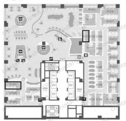 恵比寿ビジネスタワー／ビジネスエアポート恵比寿の間取図
