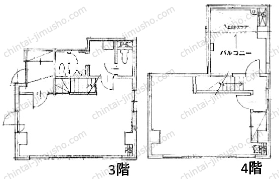 TWINSビルの間取図