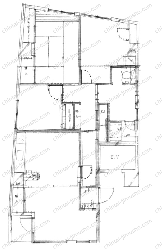白川ビルの間取図