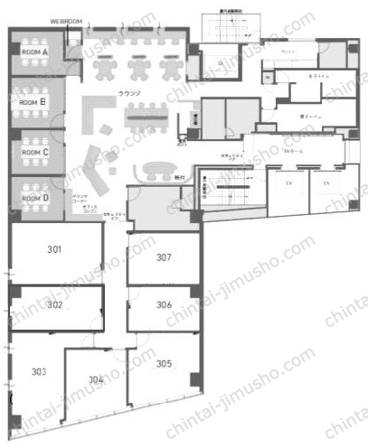 H1O麹町の間取図