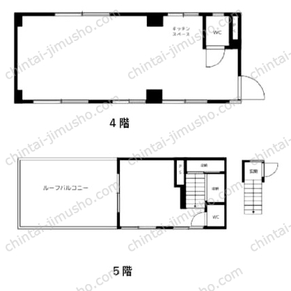 的場ビルの間取図
