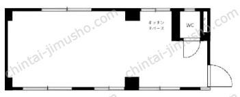 的場ビルの間取図