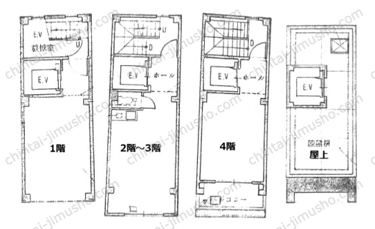 吉野屋商店ビルの間取図