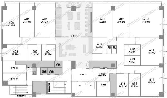H1O日本橋茅場町の間取図