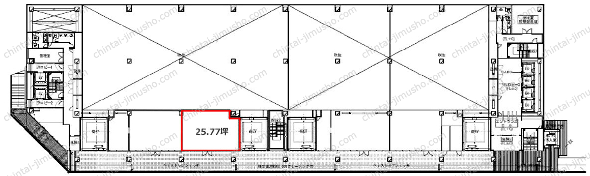 グランロジテラス品川の間取図