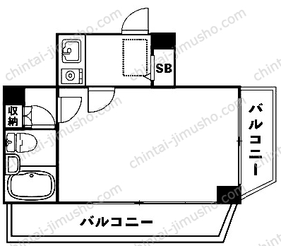 ライオンズマンション亀戸第7の間取図