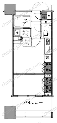 シティタワー銀座東の間取図