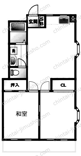 大常ビルの間取図