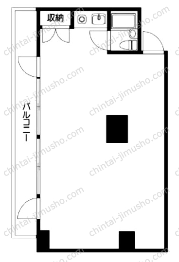 朝日八丁堀マンションの間取図