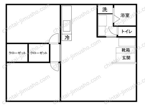慶成ビルの間取図